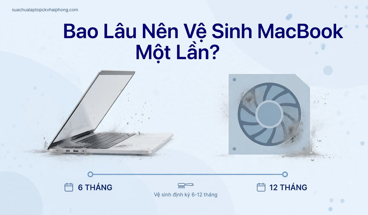 Bao Lâu Nên Vệ Sinh MacBook Một Lần?