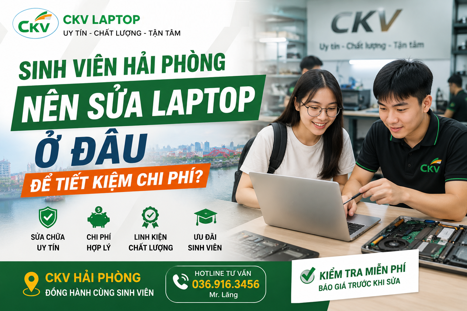 Sinh Viên Hải Phòng Nên Sửa Laptop Ở Đâu Để Tiết Kiệm Chi Phí?