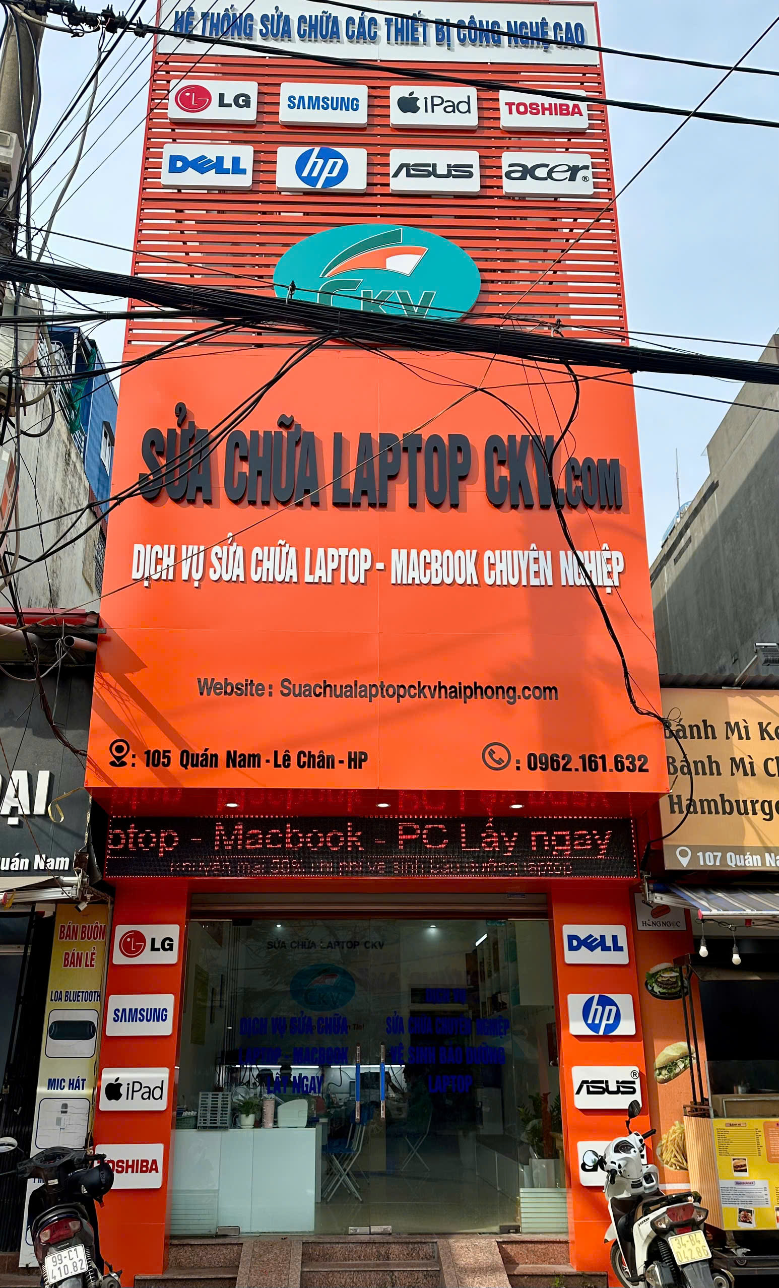 Khai Trương Cơ Sở Mới Tại 105 Quán Nam – Dẫn Đầu Dịch Vụ Sửa Laptop, MacBook Uy Tín Tại Hải Phòng