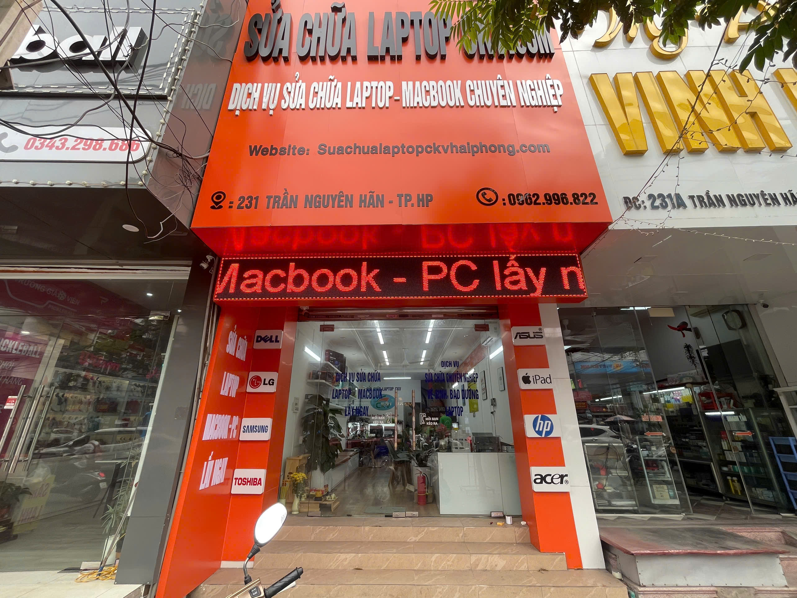 Sửa Chữa Laptop Lấy Ngay Tại Trần Nguyên Hãn - TP Hải Phòng